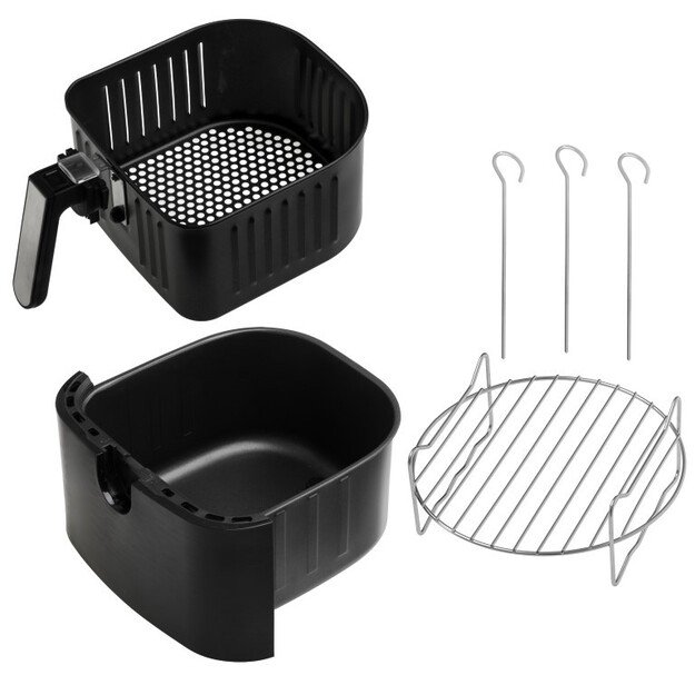 Adler AD 6317 Air Fryer Oven, 12 programs, 5.5 L, Black 2