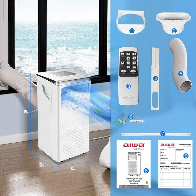 Aiwa AIWA-PAC10Y2 Portable Air Conditioner 2