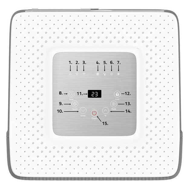 Aiwa AIWA-PAC10Y2 Portable Air Conditioner 9