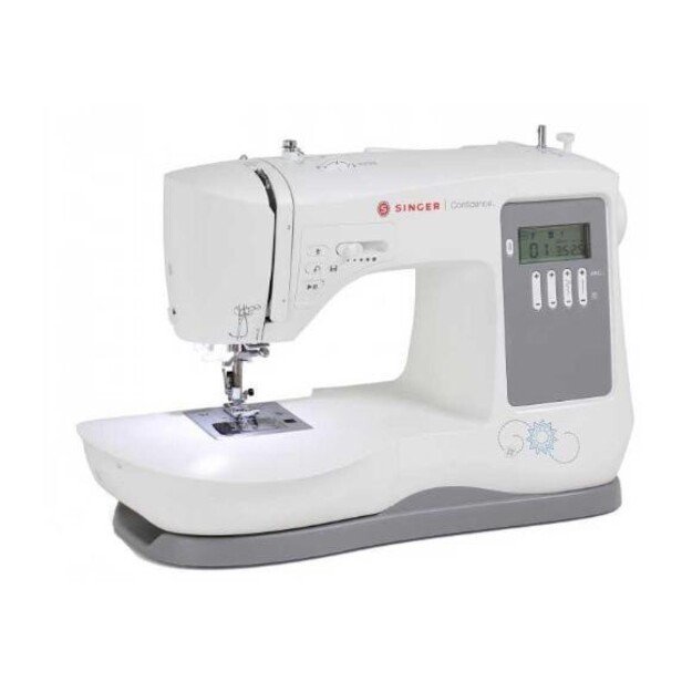 Singer 7640 sewing machine, electric current, white 7