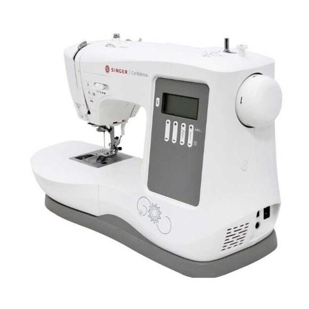 Singer 7640 sewing machine, electric current, white 8