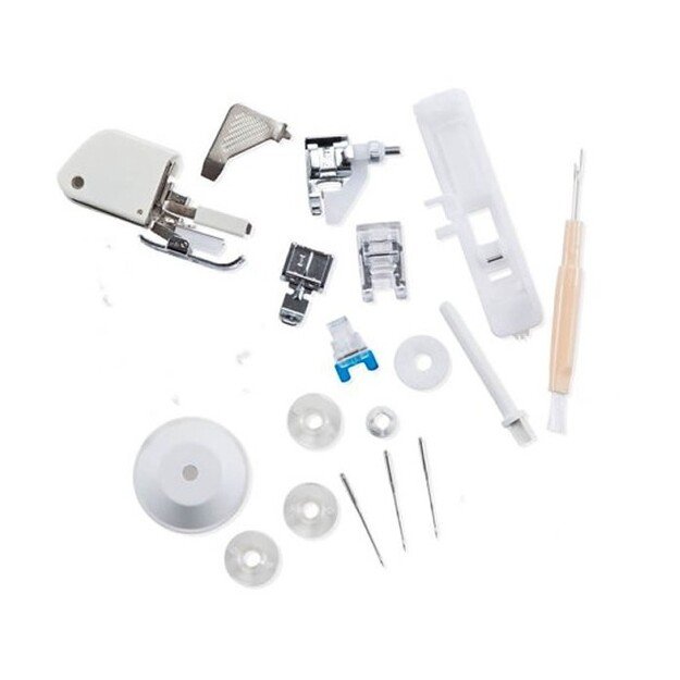 Singer 7640 sewing machine, electric current, white 4