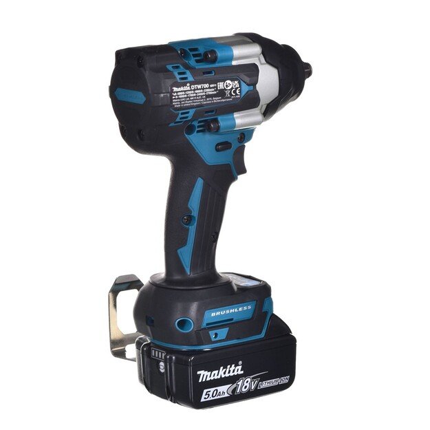 MAKITA IMPACT WRENCH 18V 1/2  700Nm 2x5.0Ah CASE MAKPAC DTW700RTJ 7