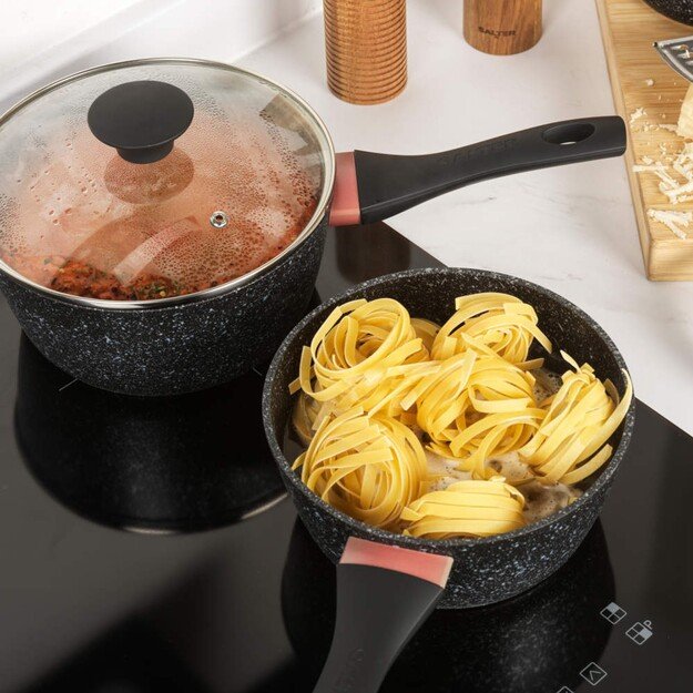 Salter BW11460BRMFO Megastone Thermo Collar 3-Piece Saucepan Set - 16/18/20cm 2