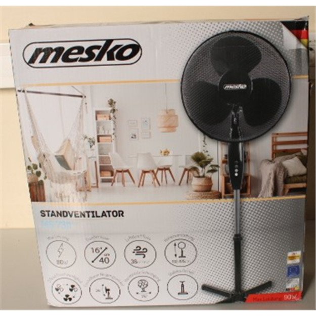 SALE OUT. | Mesko | Fan | MS 7311 | Stand Fan | DAMAGED PACKAGING