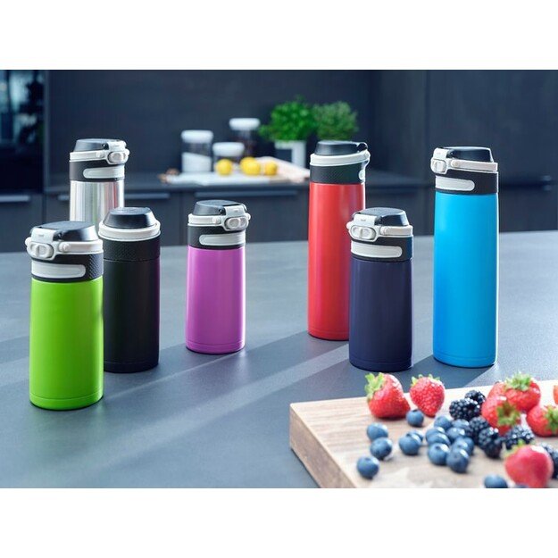 Leifheit 03249 travel mug 350 ml Black, Green Stainless steel 2