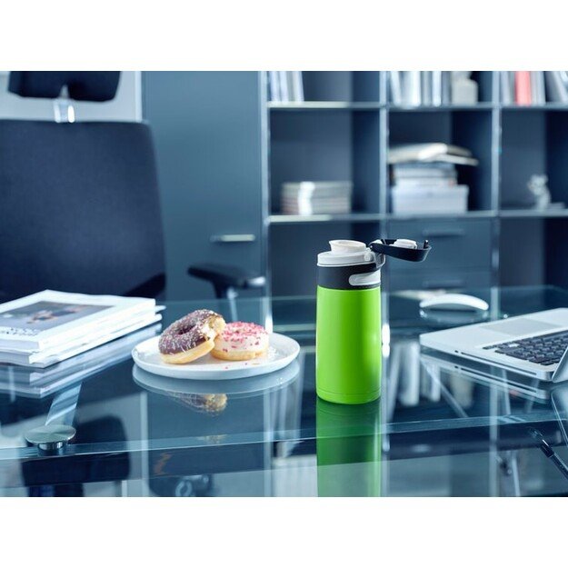 Leifheit 03249 travel mug 350 ml Black, Green Stainless steel 3