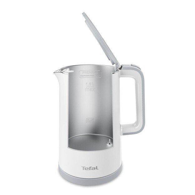 TEFAL | Kettle | Sense KO693110 | Electric | 1800 W | 1.5 L | Double layer | 360&deg; rotational base | White 11