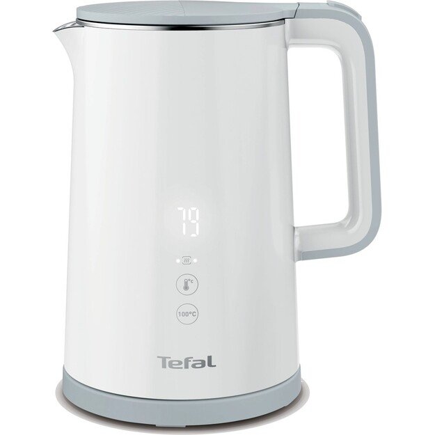 TEFAL | Kettle | Sense KO693110 | Electric | 1800 W | 1.5 L | Double layer | 360&deg; rotational base | White