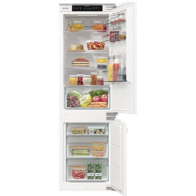 Gorenje Refrigerator | NRKI517E42 | Energy efficiency class E | Built-in | Combi | Height 177.2 cm | No Frost system | Fridge ne 4