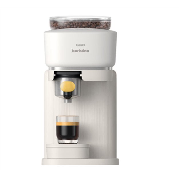 Philips Coffee maker | BAR300/03 Baristina | Pump pressure 16 bar | Semi-automatic | 122.8 W | White 10