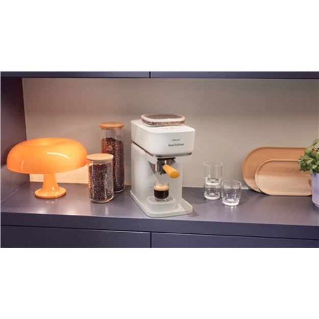 Philips Coffee maker | BAR300/03 Baristina | Pump pressure 16 bar | Semi-automatic | 122.8 W | White 5
