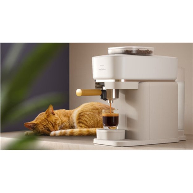 Philips Coffee maker | BAR300/03 Baristina | Pump pressure 16 bar | Semi-automatic | 122.8 W | White 6