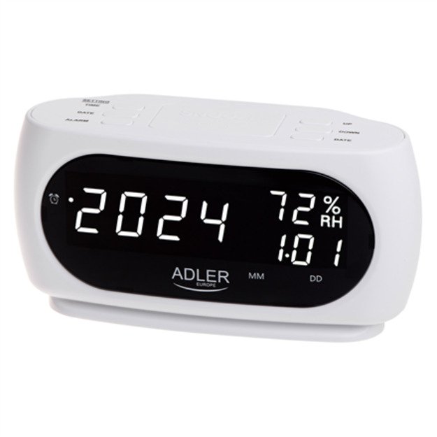 Adler LED clock with thermometer | AD 1186 8