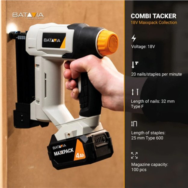 Batavia 18V combi-tacker - Without battery and charger 2