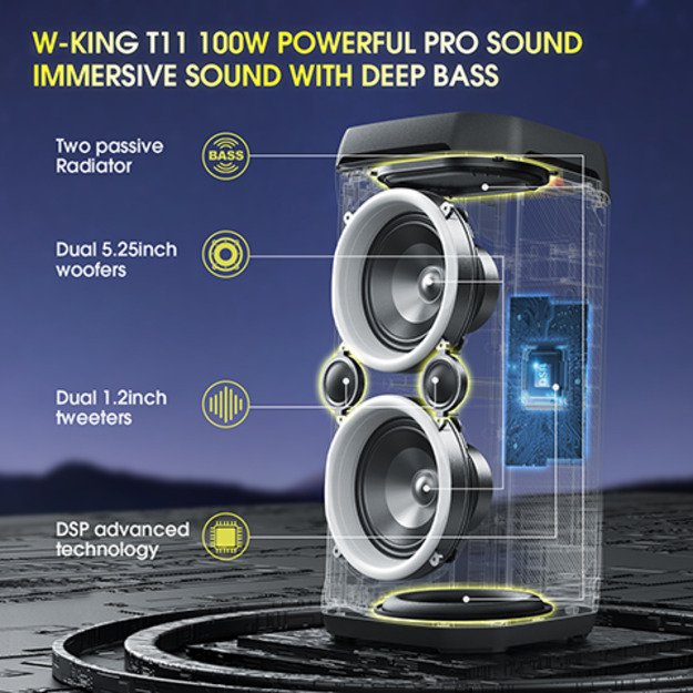 W-King T11 100W - 15600mAH(10.8V 5200mAh)