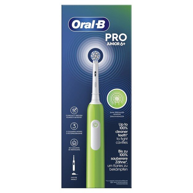 El. &scaron;epetėlis Oral-b Pro Junior Green