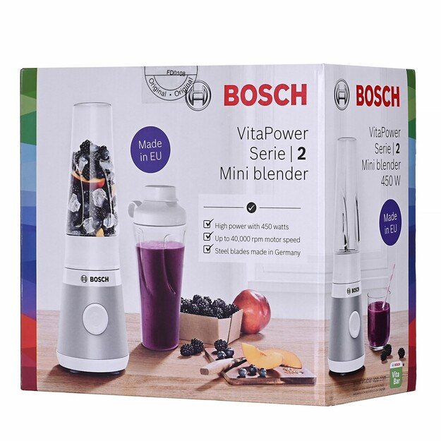 Bosch VitaPower MMB2111T blender 0.6 L Cooking blender 450 W Silver 1