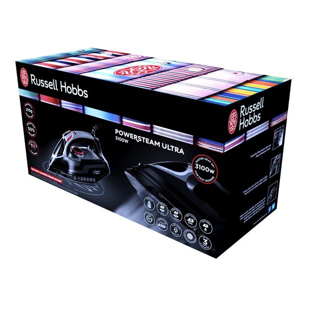 Russell Hobbs 20630-56 iron Dry & Steam iron Ceramic soleplate Black, Grey 3100 W 1