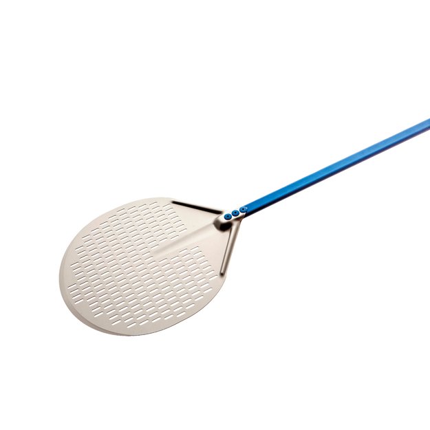 Pizza shovel, 180 cm, rectangle, perforated,Azzurra