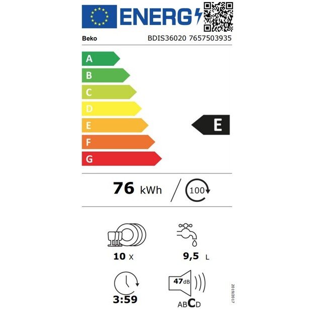 BEKO BDIS36020