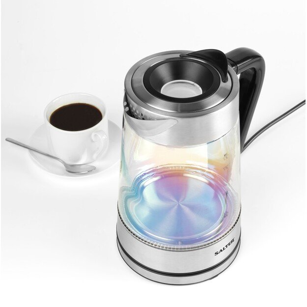 Salter EK5078IRFVDE Iridescent Glass Kettle