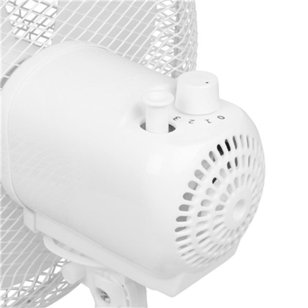 Tristar | Desk fan | VE-5724 | Desk fan | White | Diameter 30 cm | Number of speeds 3 | Oscillation | 40 W