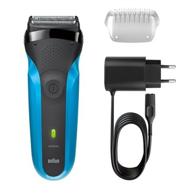 BRAUN Series 3 310S Electric shaver Black, Blue