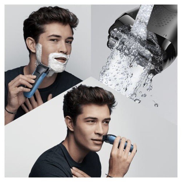 BRAUN Series 3 310S Electric shaver Black, Blue