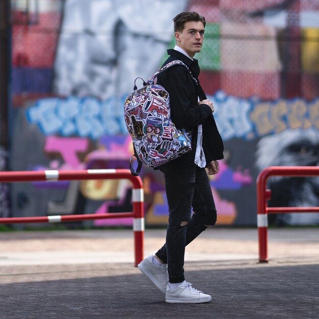 XD DESIGN ANTI-THEFT BACKPACK BOBBY SOFT GRAFFITI P/N: P705.868