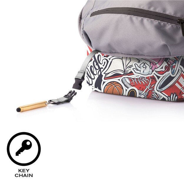 XD DESIGN ANTI-THEFT BACKPACK BOBBY SOFT GRAFFITI P/N: P705.868