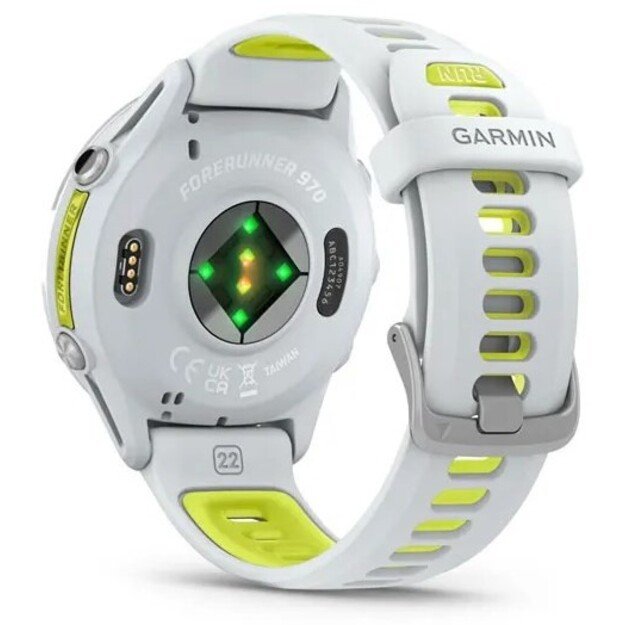 Garmin Forerunner 970 3.56 cm (1.4 ) AMOLED Digital 454 x 454 pixels Touchscreen White Wi-Fi GPS (satellite)