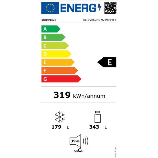 &Scaron;aldytuvas ELECTROLUX ELT9VE52M0