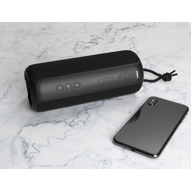 Bluetooth kolonėlė STREETZ atspari vandeniui, TWS, 20 W, IPX7, 3.5 mm, juoda / CM767