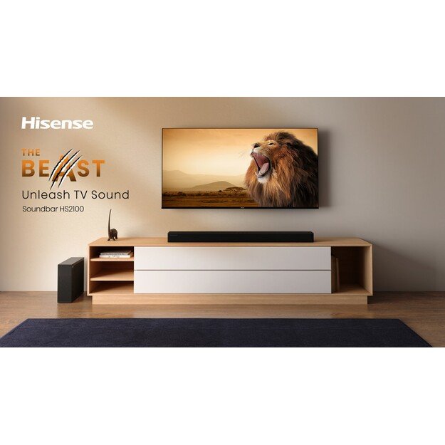 Hisense Soundbar System | HS2100 | USB port | AUX in | Bluetooth