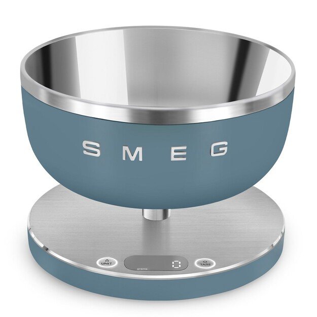 Smeg KSC01SBMWW kitchen scale Blue Countertop Round Electronic kitchen scale