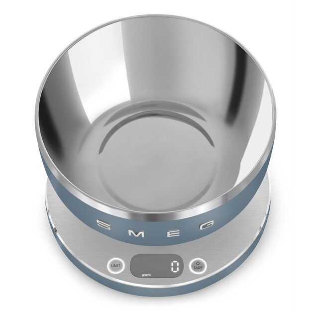 Smeg KSC01SBMWW kitchen scale Blue Countertop Round Electronic kitchen scale