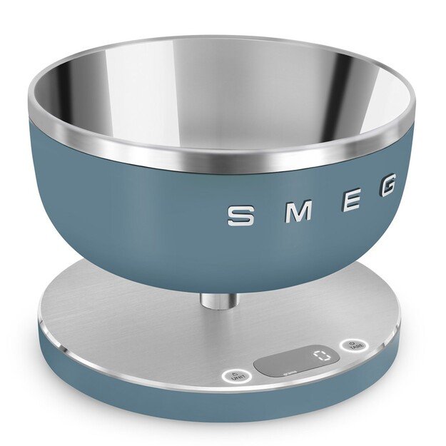 Smeg KSC01SBMWW kitchen scale Blue Countertop Round Electronic kitchen scale