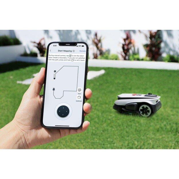 Ecovacs GOAT A3000 LiDAR PRO EU Robotic lawn mower Battery Black, White