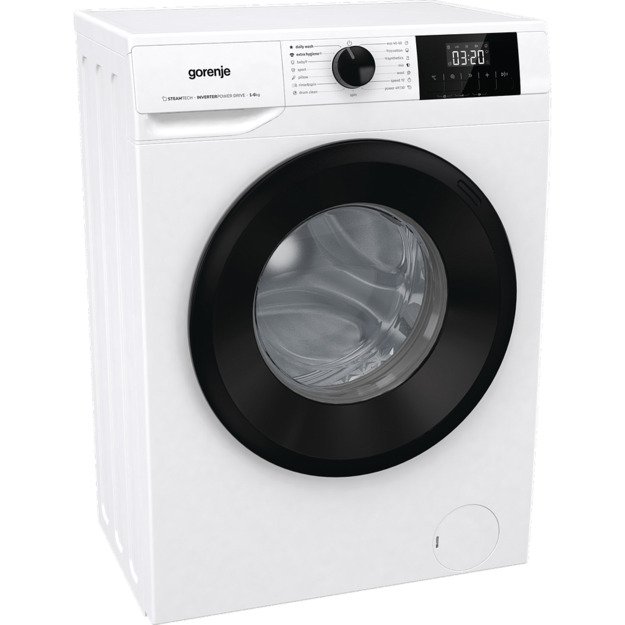 Gorenje Washing Machine | W3NGPI62SBS | Energy efficiency class B | Front loading | Washing capacity 6 kg | 1200 RPM | Depth 47