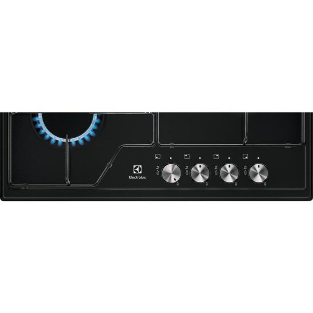 Plate gas Electrolux EGS6424K (4 fields, black color)