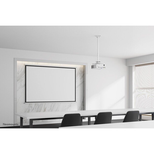 Neomounts CL25-550WH1 Beamer ceiling mount - h 74,5-114,5 cm - easy-install - full motion