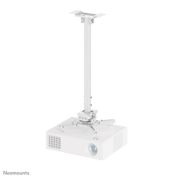 Neomounts CL25-550WH1 Beamer ceiling mount - h 74,5-114,5 cm - easy-install - full motion