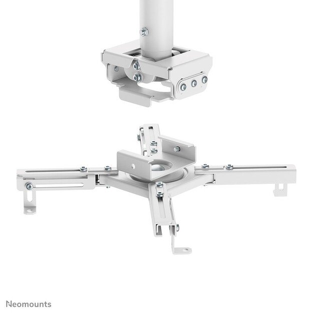 Neomounts CL25-550WH1 Beamer ceiling mount - h 74,5-114,5 cm - easy-install - full motion