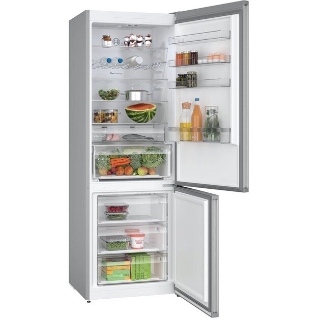 Bosch Serie 4 KGN497LDF fridge-freezer Freestanding 440 L D Stainless steel 4