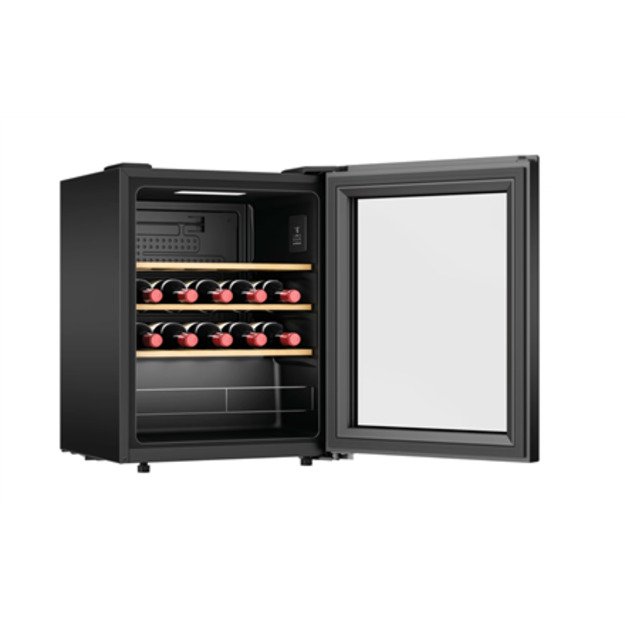 Candy Wine Cooler | CWC023 | Energy efficiency class G | Free standing | Bottles capacity 23 | Black