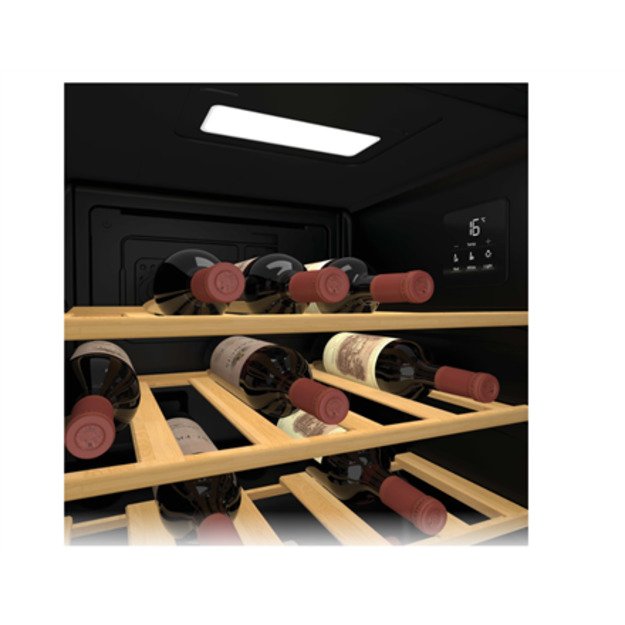 Candy Wine Cooler | CWC023 | Energy efficiency class G | Free standing | Bottles capacity 23 | Black