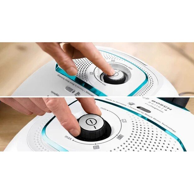 Bosch Serie 4 BGB41HYG1H 600 W white bagged vacuum cleaner 4