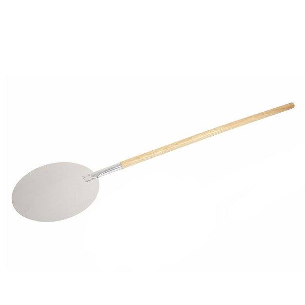 Pizza peel, 120 cm long, diameter 23 cm, round