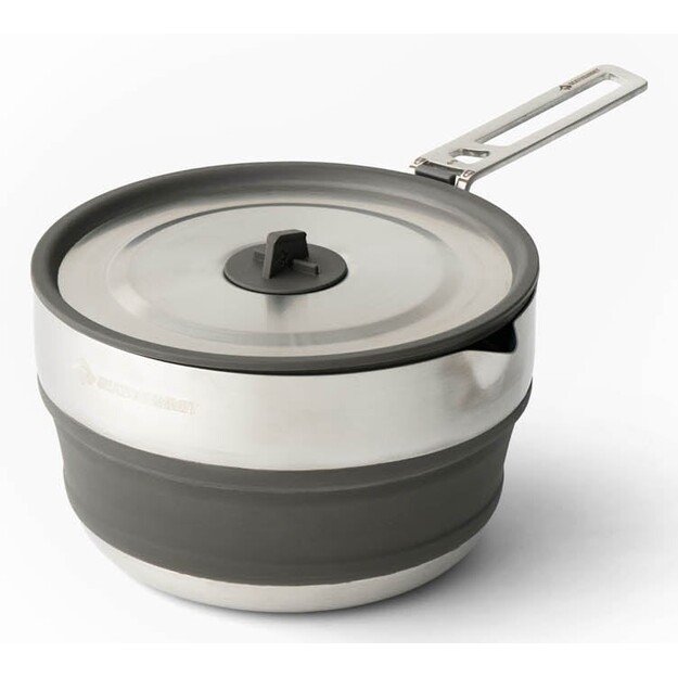 Sea To Summit Detour Pot 1.8 L Grey, Stainless steel